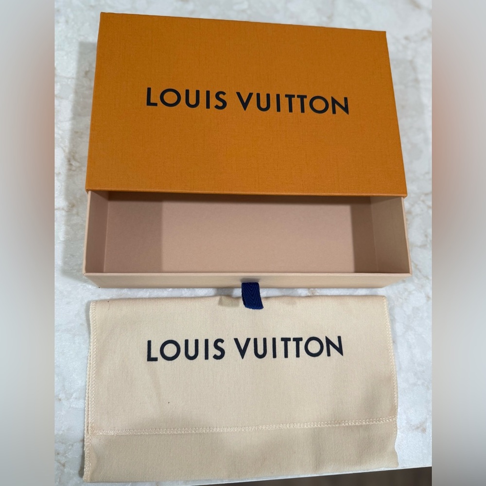 Louis Vuitton Orange Shopping Bag